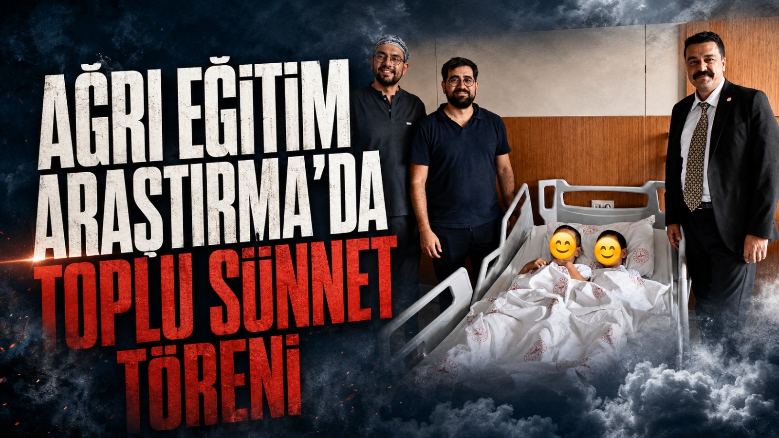 Ağrı İl Sağlık Müdürlüğü’nden Çocuklara Toplu Sünnet Töreni
