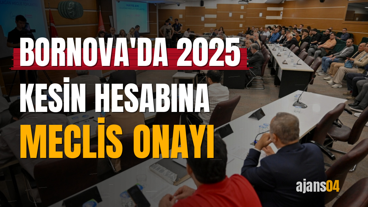 Bornova'da 2025 kesin hesabına meclis onayı