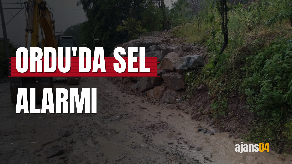 Ordu'da sel alarmı