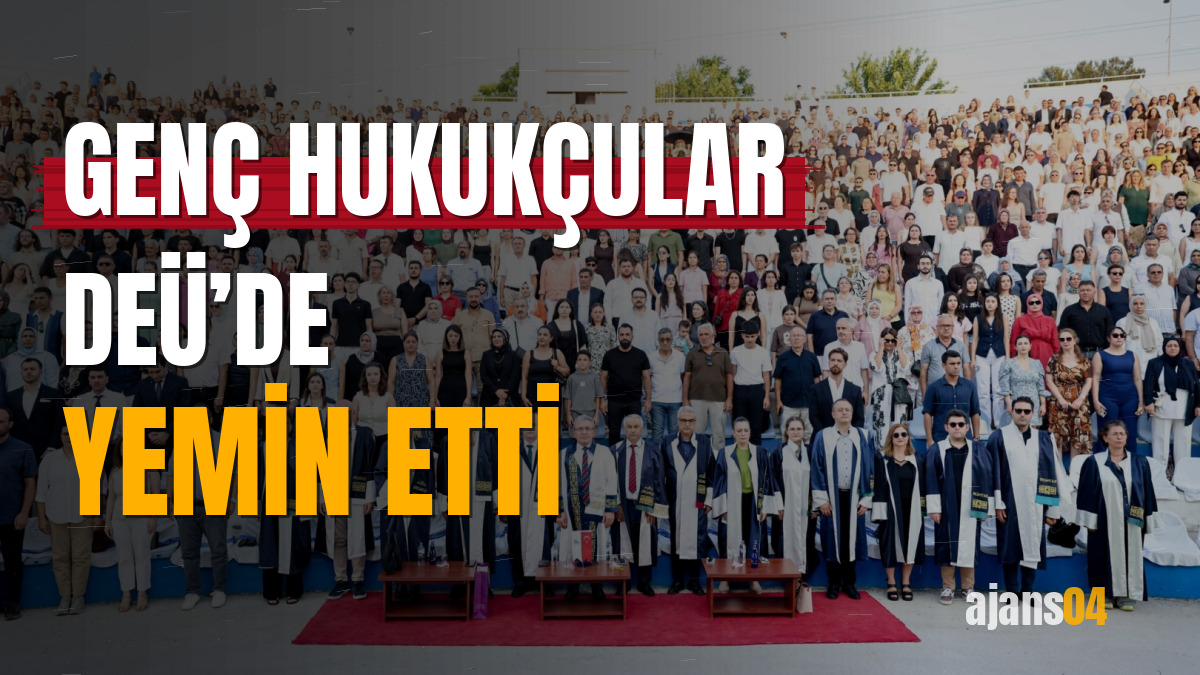 Genç hukukçular DEÜ’de yemin etti