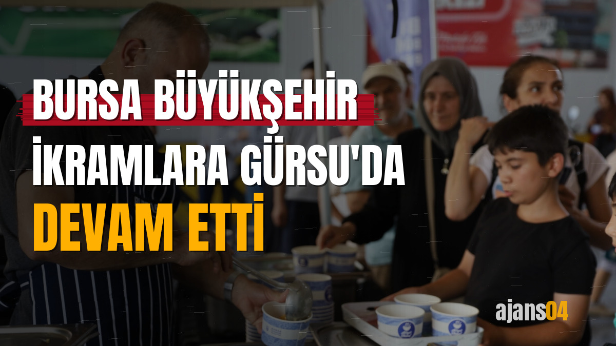 Bursa Büyükşehir ikramlara Gürsu'da devam etti