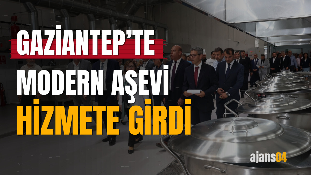 Gaziantep’te modern aşevi hizmete girdi