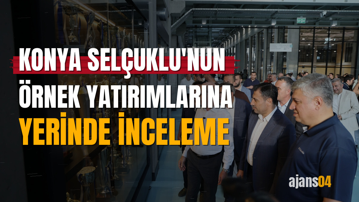 Konya Selçuklu'nun örnek yatırımlarına yerinde inceleme