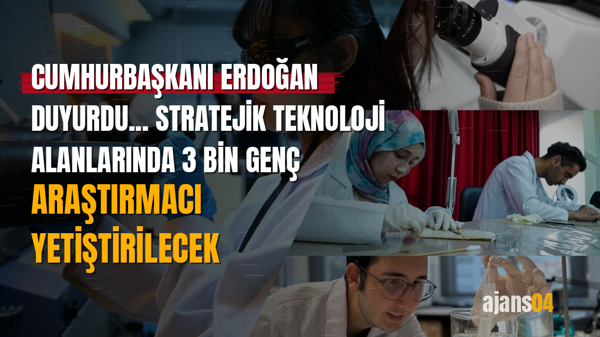 Cumhurbaşkanı Erdoğan duyurdu... Stratejik teknoloji alanlarında 3 bin genç araştırmacı yetiştirilecek
