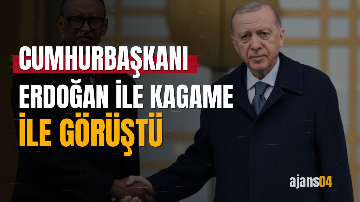 Cumhurbaşkanı Erdoğan ile Kagame ile görüştü