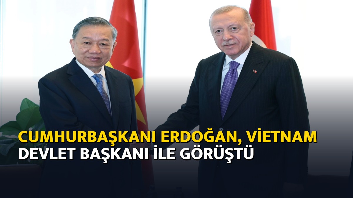Cumhurbaşkanı Erdoğan, Vietnam Devlet Başkanı ile görüştü