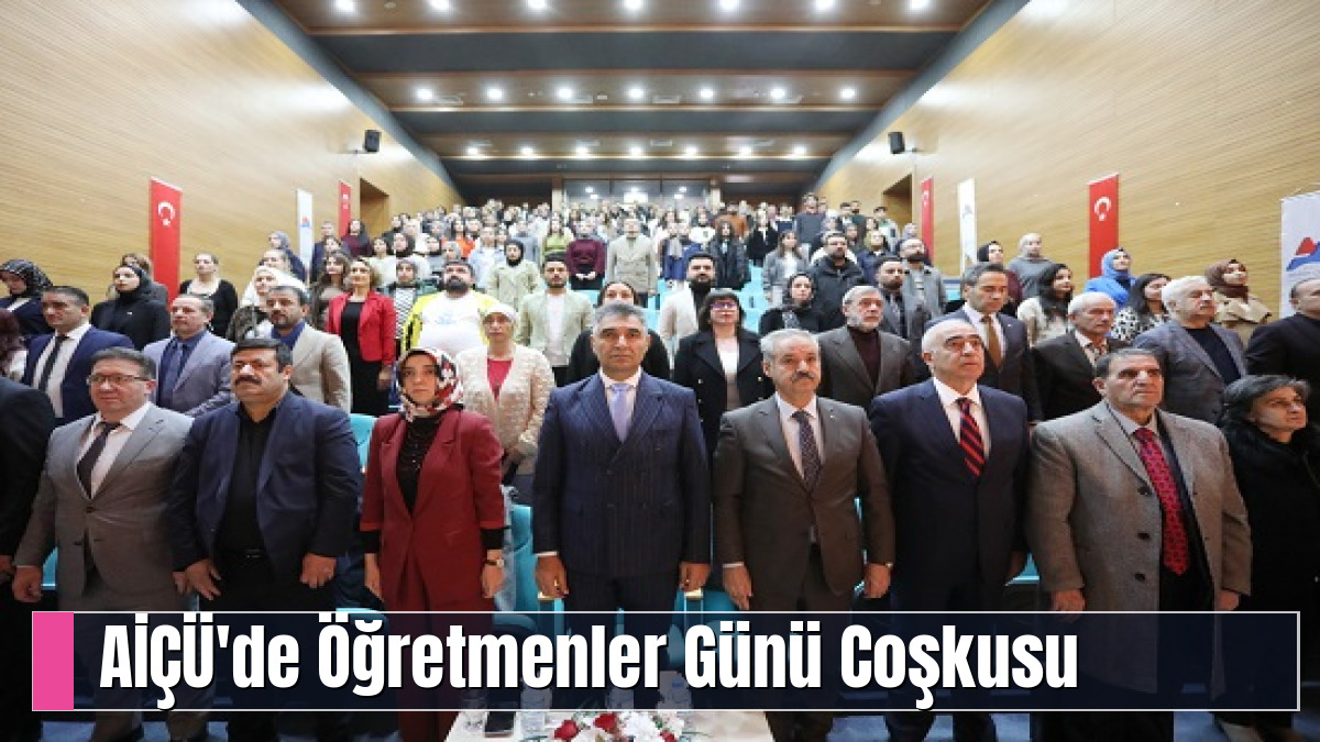 AİÇÜ'de Öğretmenler Günü Coşkusu