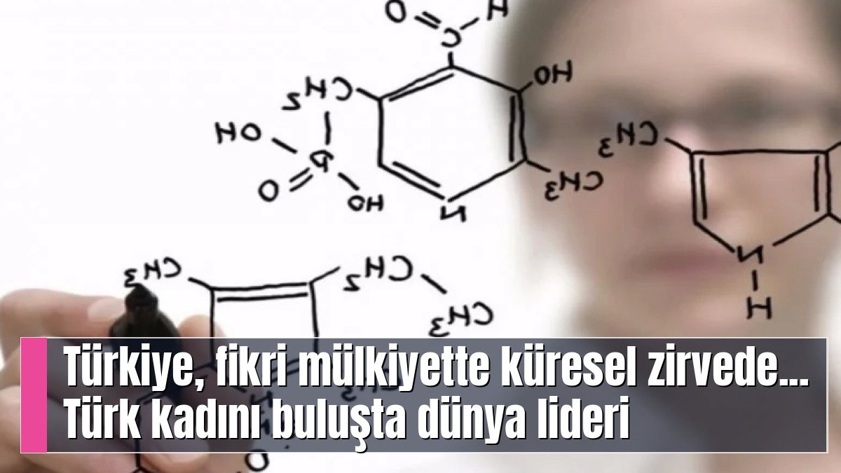 Türkiye, fikri mülkiyette küresel zirvede... Türk kadını buluşta dünya lideri