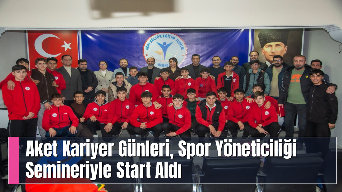 Aket Kariyer Günleri, Spor Yöneticiliği Semineriyle Start Aldı