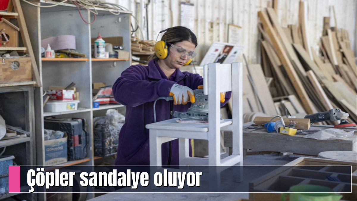 Çöpler sandalye oluyor
