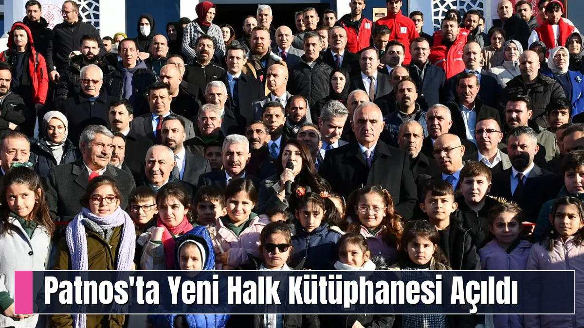 Patnos'ta Yeni Halk Kütüphanesi Açıldı