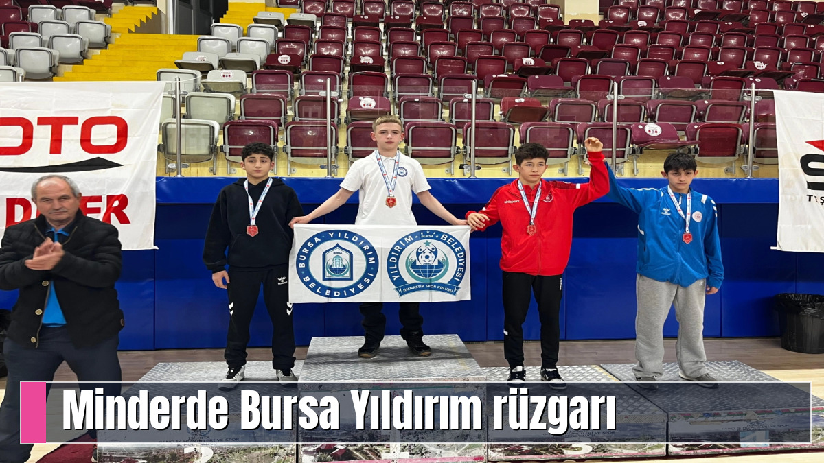 Minderde Bursa Yıldırım rüzgarı