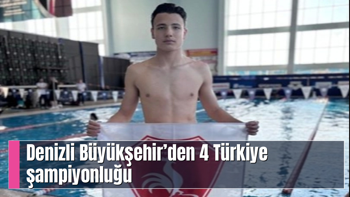Denizli Büyükşehir’den 4 Türkiye şampiyonluğu