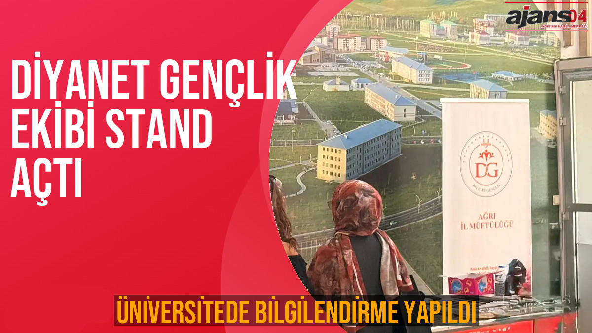 Ağrı'da Diyanet Gençlik Standına Yoğun İlgi