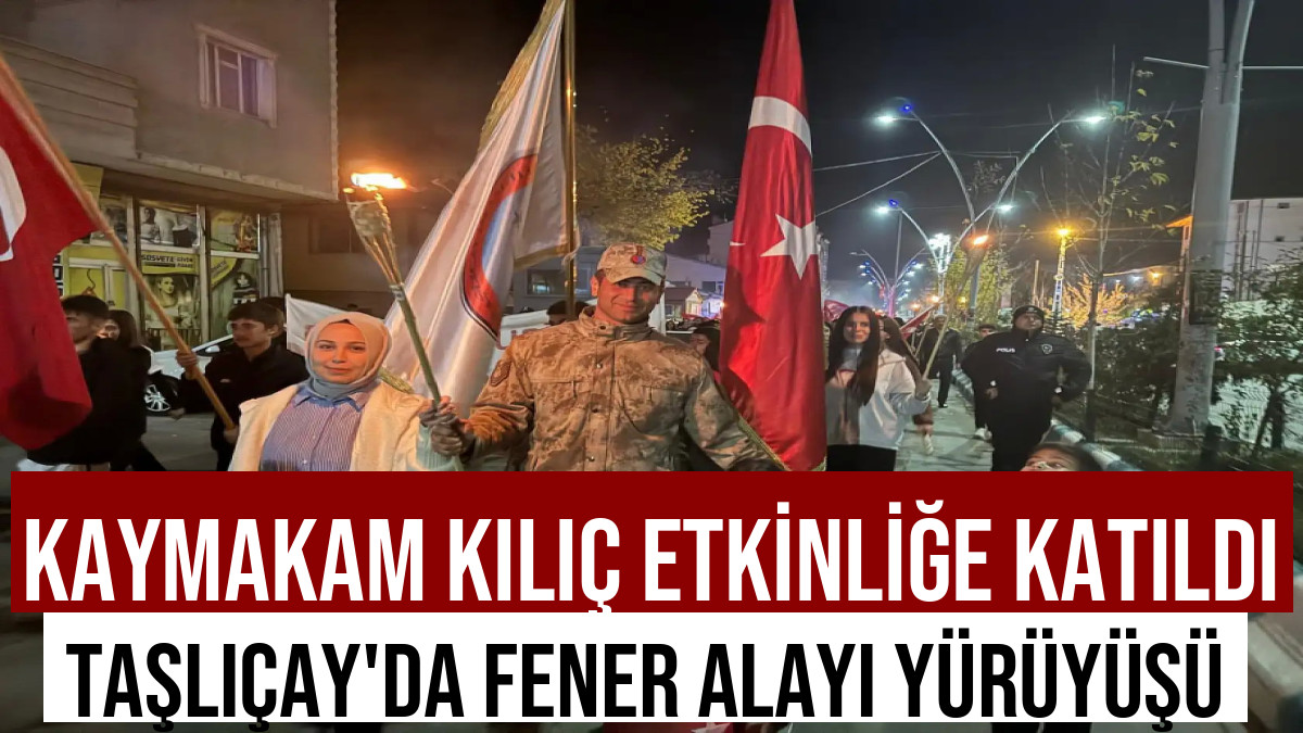 Taşlıçay'da Cumhuriyet Coşkusu