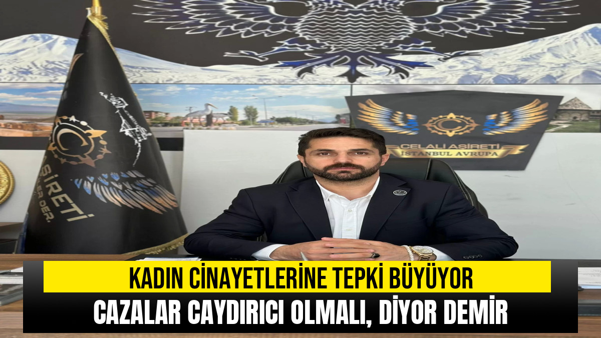 Ahmet Tatar Demir'den Kadın Cinayetlerine Tepki