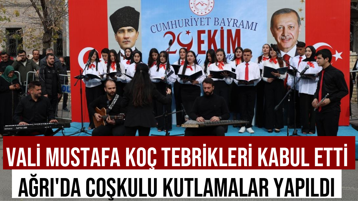 Ağrı'da Cumhuriyet Bayramı Coşkusu (Fotoğraf Galerisi)