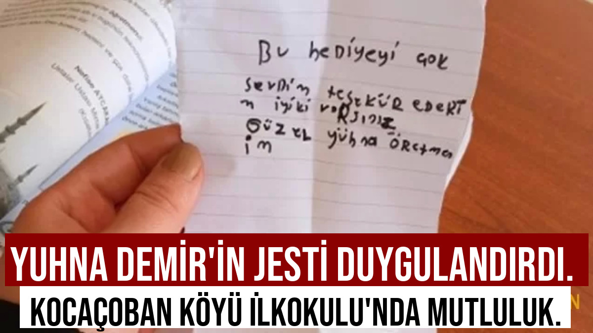 Ağrı Diyadin'de Öğretmenden Duygusal Sürpriz