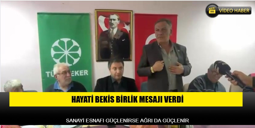 Video: AĞRI'DA HAYATİ BEKİS'TEN DUYGUSAL KONUŞMA