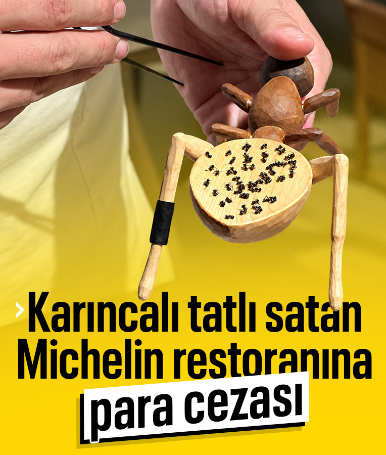 Güney Kore'de Michelin yıldızlı restorana karıncalı tatlı için para cezası
