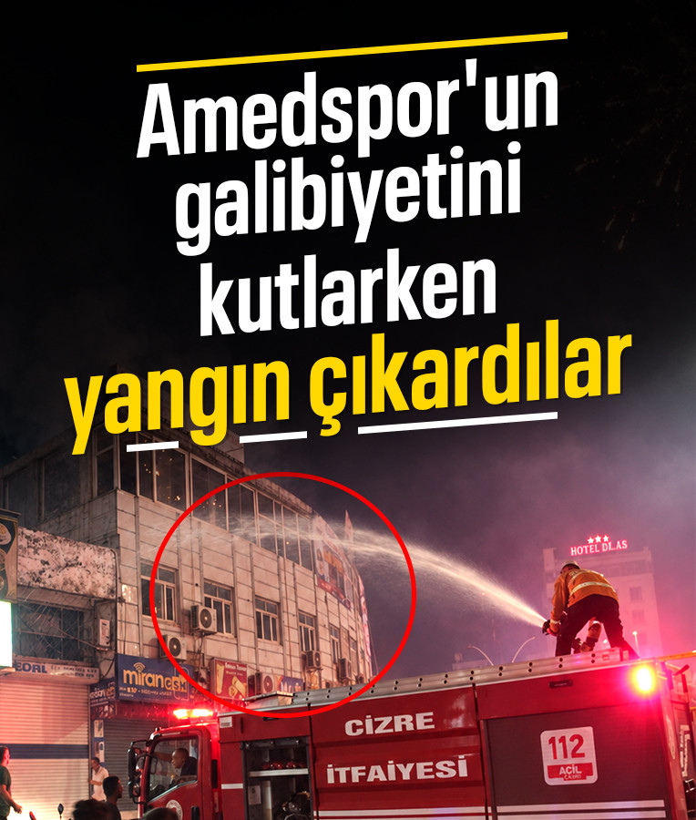 Cizre'de Galibiyet Kutlaması Faciası: 3 İş Yeri ve 1 Araç Yandı