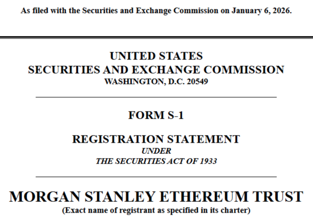 Kripto dünyasına hızlı giren Morgan Stanley’den şimdi de Ether adımı