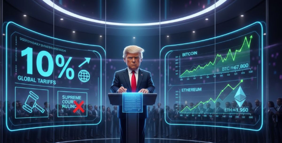 Bitcoin ve Ether Direniyor: Trump’ın Yüzde 10’luk Ek Evrensel Gümrük Vergisi İlanı